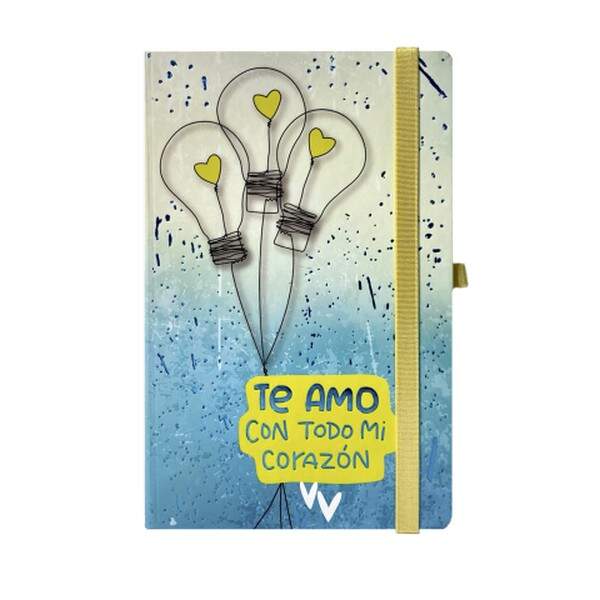 Книжка записна IDEA, на гумці, 136х207мм, 96 арк., кліт., офсет крем., тв.лам.обкл., пісочна BM.2551 (шт.)