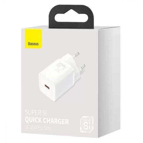 МЗП Baseus Super Si Quick Charger 1C 25W EU White (CCSP020102) (шт.)
