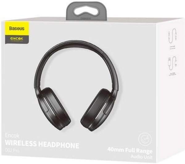 Навушники стерео Baseus Encok Wireless headphone D02 Pro Black (NGTD010301) (шт.)