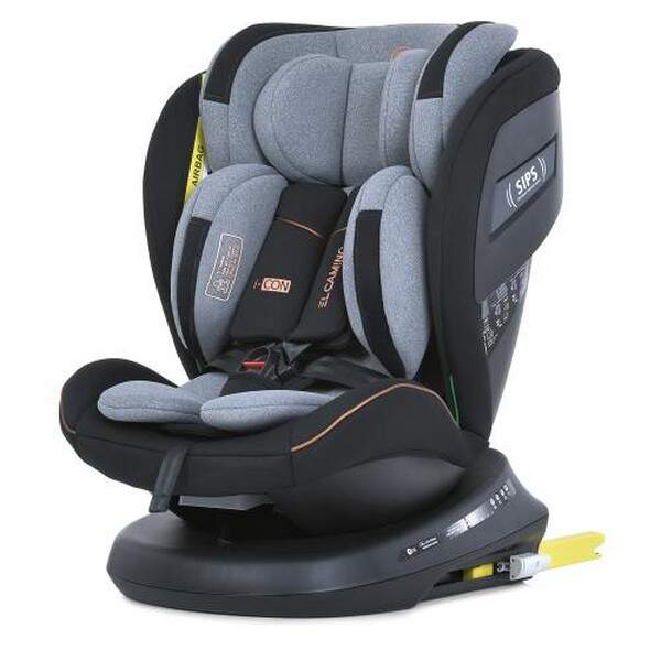 Автокрісло ME 1117 I-CON Melange Ultimate Gray (1шт) дитяче, фаза 1,2 (ріст дит.40-150см),  i-size, (шт.)