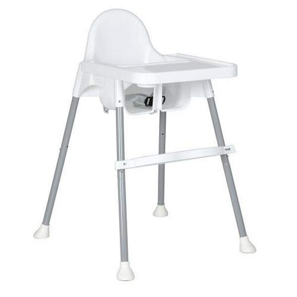 Стульчик M 4209-2 White (1шт) для годування, пластик, білий (шт.)