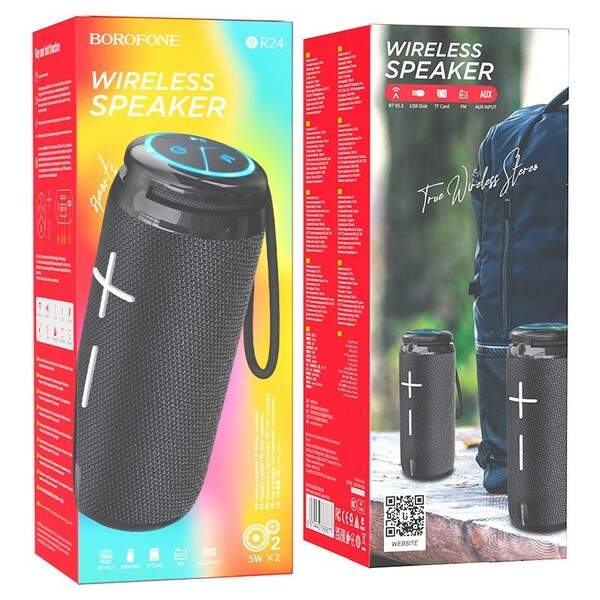 Портативна bluetooth колонка Borofone BR24 Fashion sports BT speaker Black (шт.)