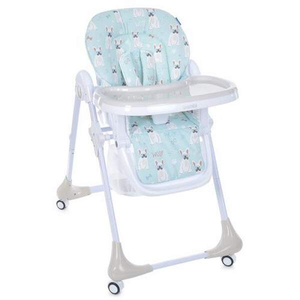 Стільчик M 3233 Puppy Boy Beige (1шт) для годування, 5точ.ремені, столик висув, 4колеса, собачка, бе (шт.)
