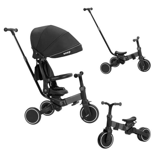 Велосипед триколісний TILLY SNAP T-391 Чорний/1/ (шт.)
