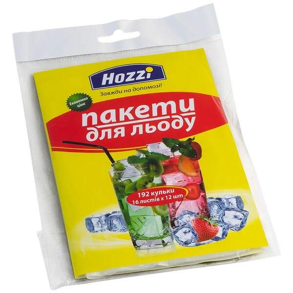 Пакет для льоду 12*16шт "Hozzi" (шт.)