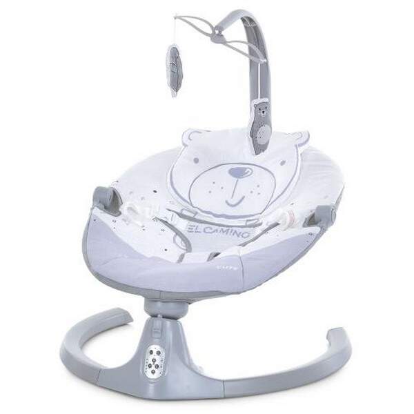 Заколисуючий центр ME 1116 CUTE Gray (1шт) пульт, 5швидк., таймер, 12 мелодій, Bluetooth, USB,2 поло (шт.)