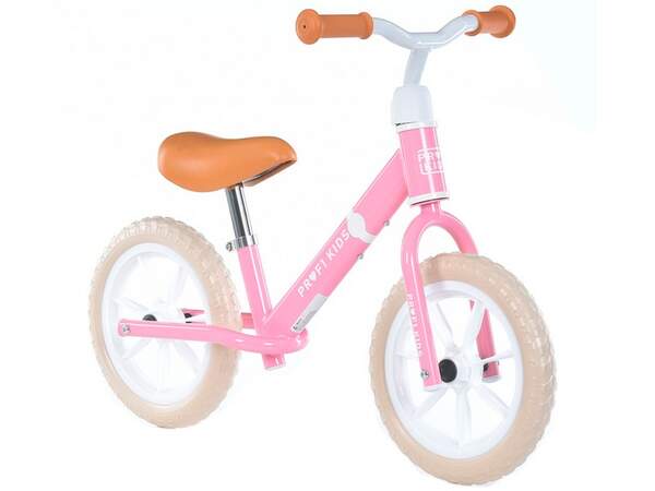 Біговел дитячий PROFI KIDS 12 д. MBB 1019-2 (1шт) 2 кол EVA,стальн.рама,склад., рожевий (шт.)
