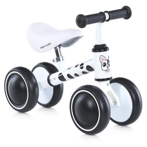 Біговел дитячий PROFI KIDS 6 д.MBB 1017-4D (1шт) 4 кол EVA,стальн.рама, біло-чорний бульдог (шт.)
