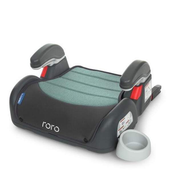 Бустер ME 1144 RORO Isofix Royal Mint (1шт) дитячий, isofix, з підлокітником і підсклянником, льон, (шт.)