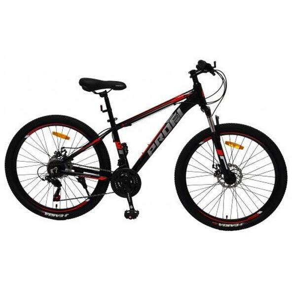 Велосипед 26 д. MTB2602-2 (1шт) алюм.рама 13",SHIMANO 21SP,швидкознім.кол.,чорно-червоний (шт.)