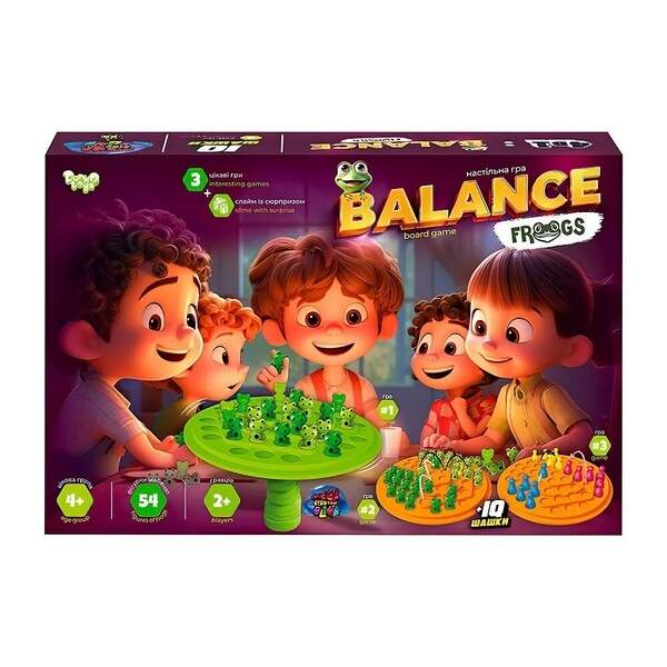 Розвиваюча настільна гра "Balance Frogs" велика (5) BalF-01 (BalF-02) (шт.)