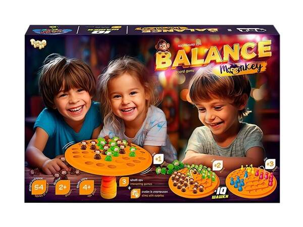 Розвиваюча настільна гра "Balance Monkey" велика (5) BalM-02 (шт.)