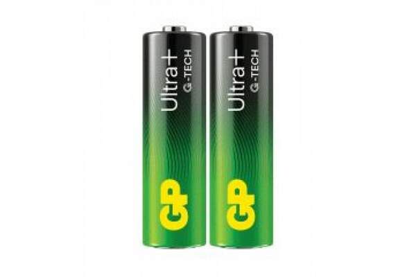 Батарейка GP Ultra Plus  Alkaline 1,5V (LR6) лужна 15AUP21-S2 пвх плівка 2 штуки в упаковці (шт.)