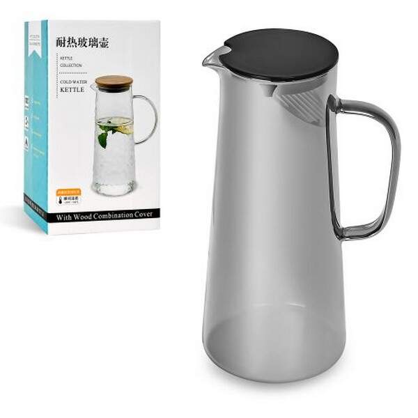 Графін скляний з кришкою 1.4л R92795 (36шт) (шт.)