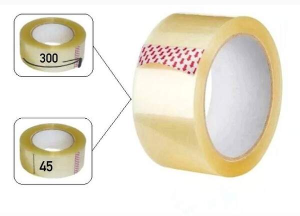 Скотч пакувальний  38мк*45мм*300м прозорий Silk (шт.)