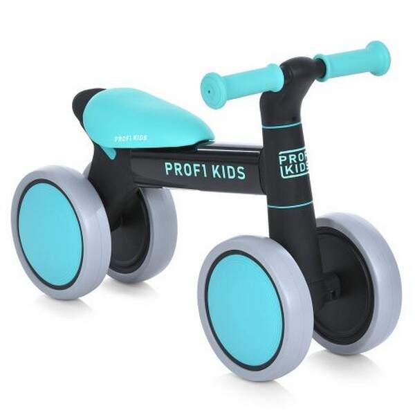 Біговел дитячий PROFI KIDS 7 д. MBB 1014-4 (1шт) 4 кол EVA,алюм.рама, чорно-бірюзовий (шт.)