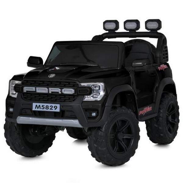 Джип M 5829EBLRS-2 (1шт) 2,4G р/к, 1*12V9AH, 4*35W, MP3, SD, USB, BLUETOOTH, APP, EVA, шкіра, музика (шт.)
