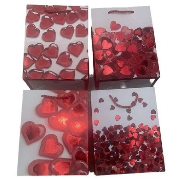 Пакет подарунковий паперовий L "Hearts" 30*41.5*12см R94885-L (360шт) (шт.)