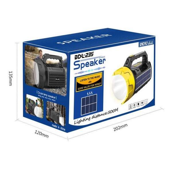 Ліхтарик solar BD 235 BT (50) 9079 (шт.)