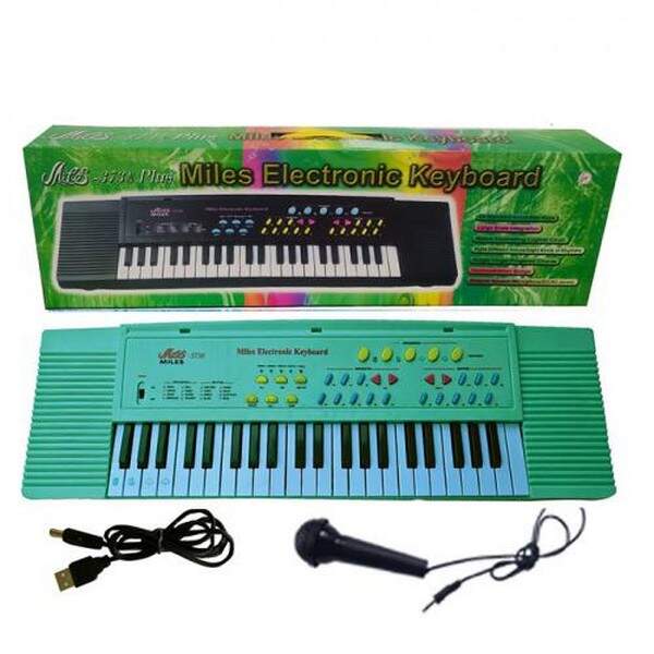 Синтезатор HY3738G (16шт) 74-21,5см, мікрофон, музика, запис, рег.гучності, музичні інструменти, USB (шт.)