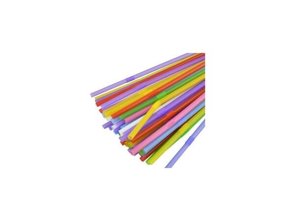 Трубочки straw S100 Гофра Мікс 21см (100 шт в індивідуальні уп) JF6001 (шт.)
