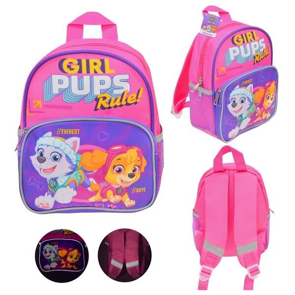 Дитячий рюкзак Paw Patrol арт. PL82310 (40шт) Скай та Еверест, світловідбиваючі стрічки 20*12*26 см (шт.)