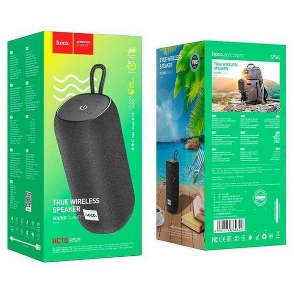Колонки HOCO HC10 Sonar sports BT speaker black (шт.)