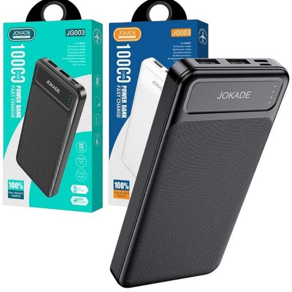 Портативний зовнішній акумулятор JOKADE 003 10000mAh чорний (шт.)