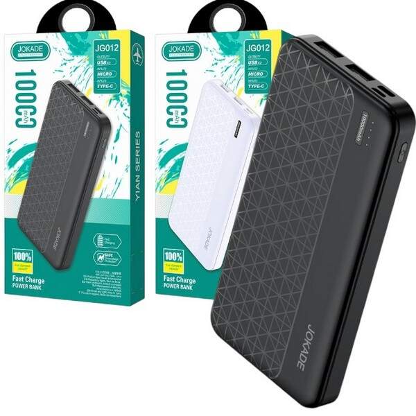 Портативний зовнішній акумулятор JOKADE 012 10000mAh чорний (шт.)