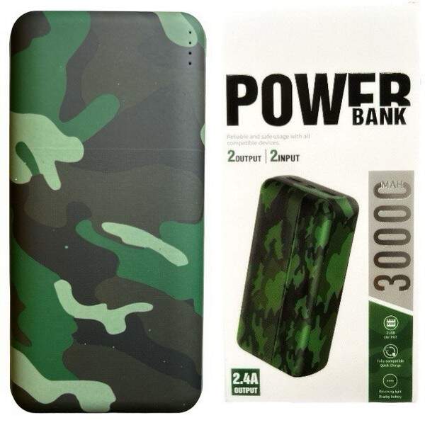Портативний зовнішній акумулятор 30000mAh (6976) (шт.)