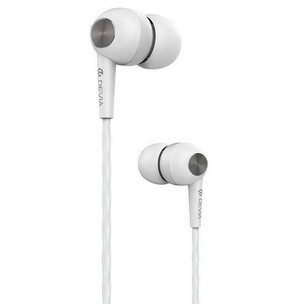 Навушники DEVIA NEW! Kintone  Headset(3.5mm)White (0447) (шт.)