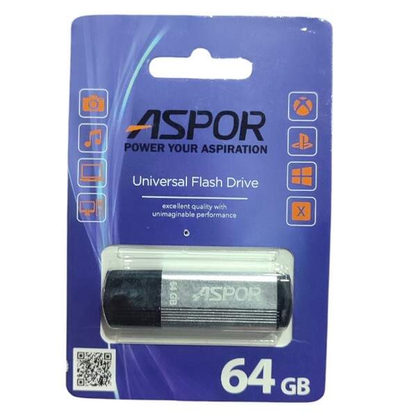 USB Flash Aspor AR121 16GB Aspor Vega срібло (шт.)