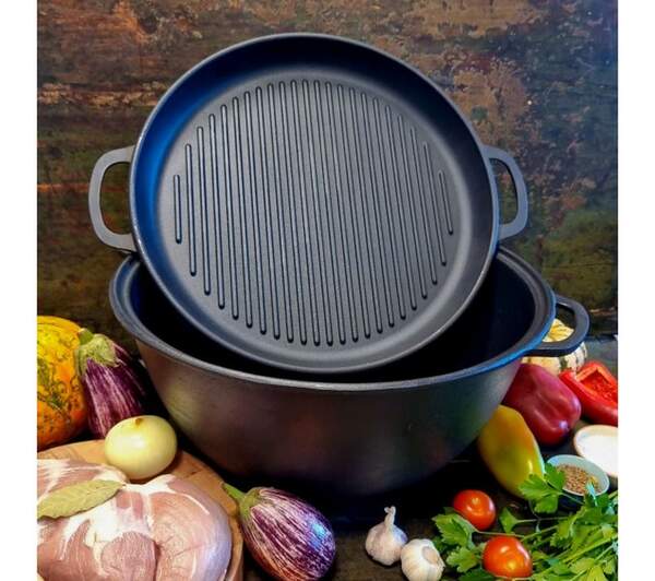 V18CPGr Казан 18 л з кришкою-сковородою гриль V18CPGr (шт.)