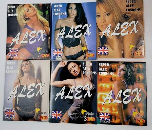 Презервативи латексні 3 шт в асортименті ("ALEX", "TOPEX") (48шт в уп) (шт.)