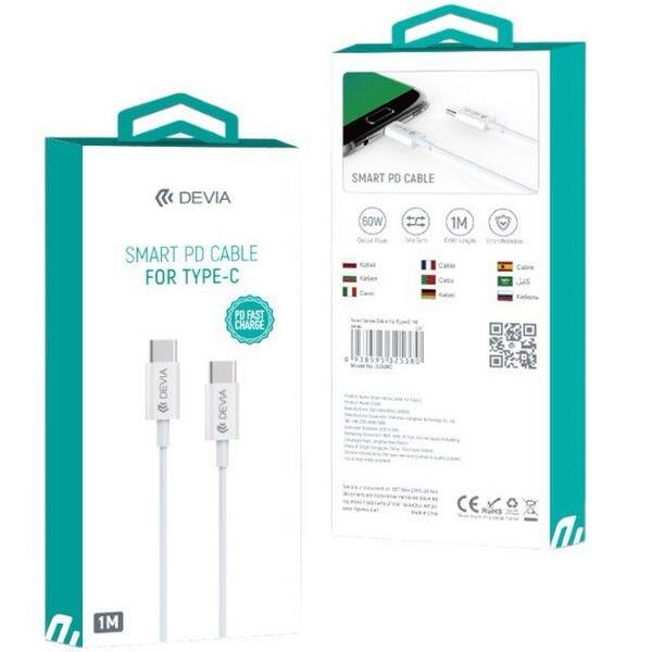 Кабель Smart Series PD  Cable For  Type-C (5380) (20V 3A  60W) (шт.)