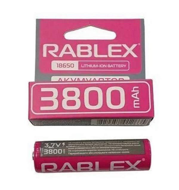Rablex 18650 Li-lon 3800W 1pcs (RB380)/400 (шт.)
