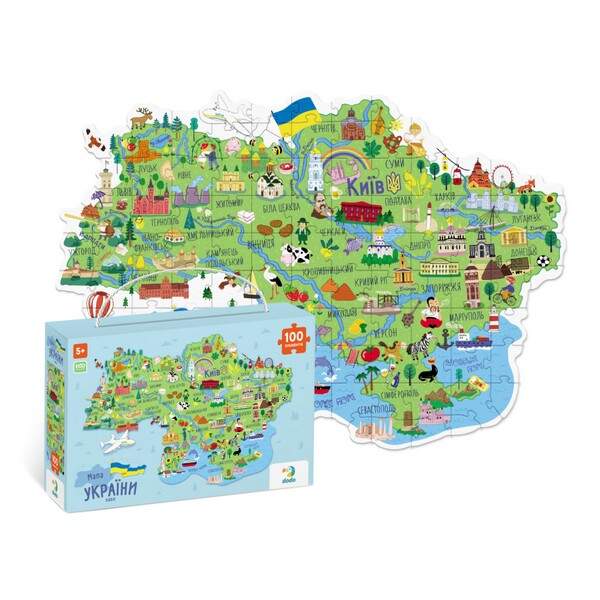 300267 Пазл «Мапа України» 300267 (шт.)