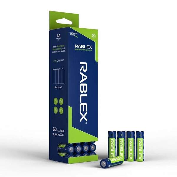 Rablex LR6/AA 4шт SHRINK /60/720 (360min) (шт.)