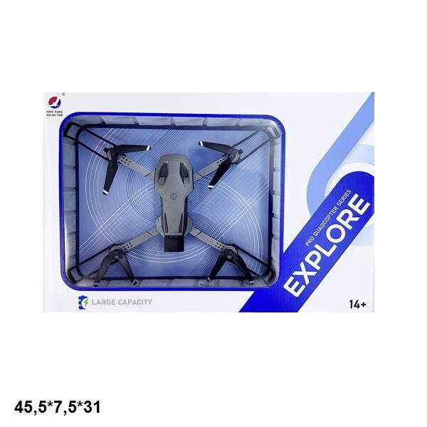 Р.К.Квадрокоптер HX-T28 акум.USB.подвійна камера,Wi-Fi,світ.кор.45,5*7,5*31 /18/ (шт.)