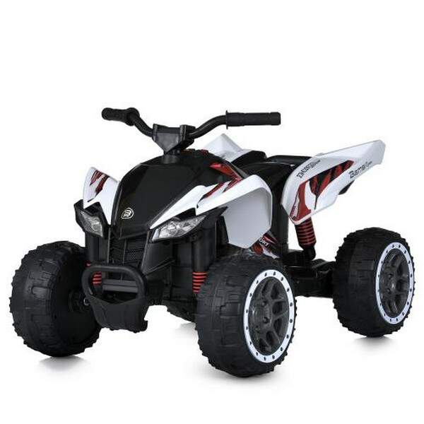Квадроцикл M 5775E-1 (1шт) 2мотори40W, 1акум12V10AH, колесаEVA, муз,світло, білий (шт.)