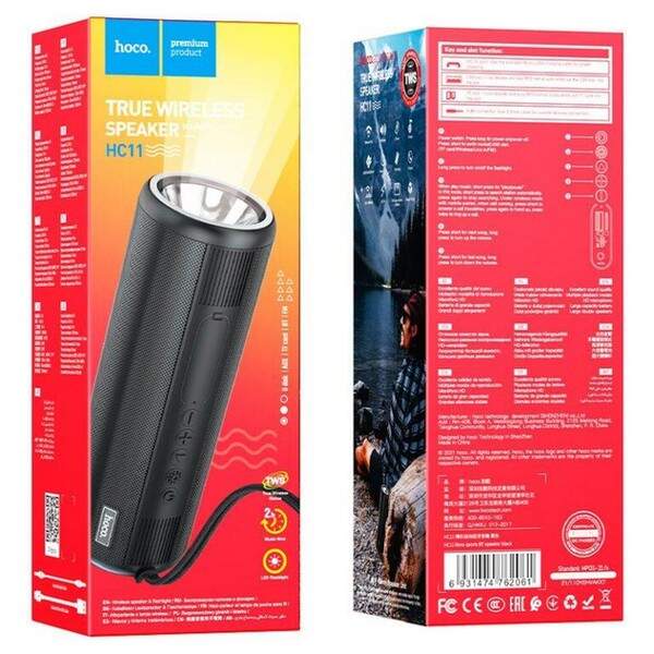 Портативна Bluetooth колонка HOCO HC11 Bora sports BT speaker black (шт.)