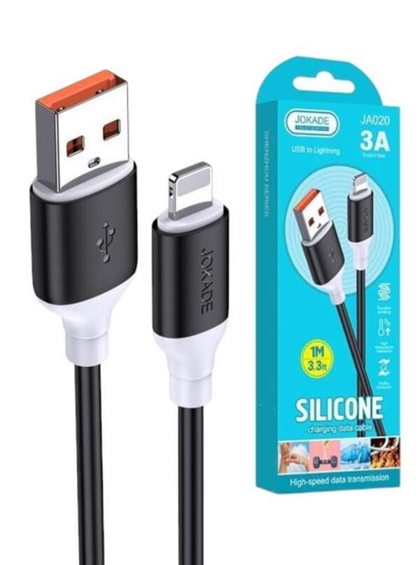 Кабель JOKADE JA020 (1 meter) (USB-Lightning) чорний (шт.)