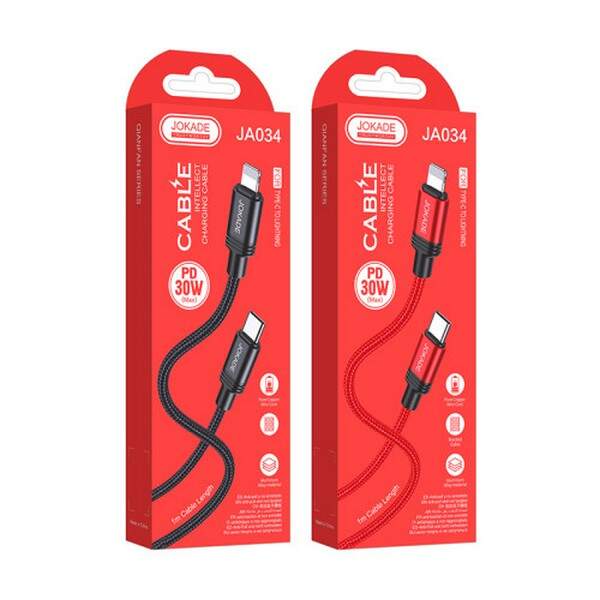 Кабель JOKADE JA034 (USB-Lightning) black (шт.)