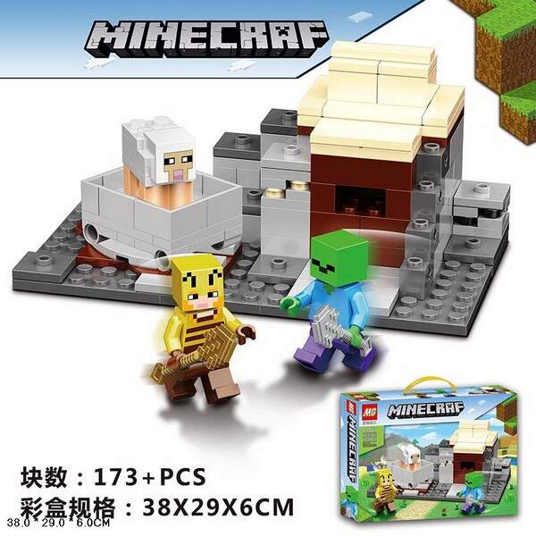 Ігровий набір конструктор  арт. 81007, MINECRAFT  173дет., короб. 38*29*6см (шт.)