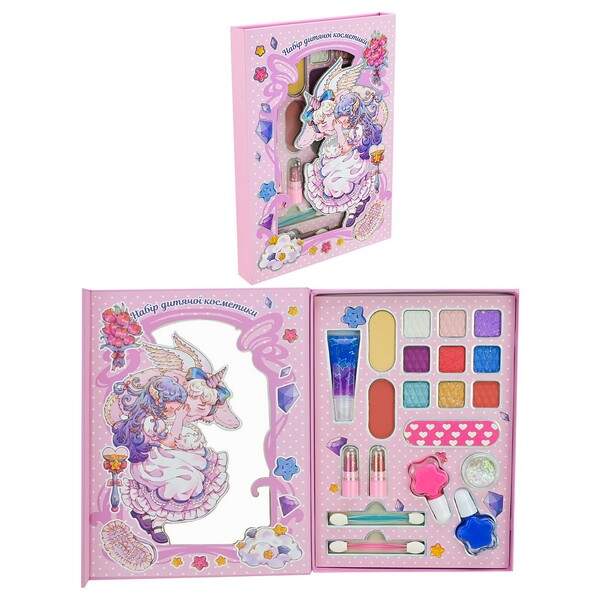 Косметика арт. VQ003    лак, тііні для повік, помада у короб. 16*2,3*22,2 см (шт.)