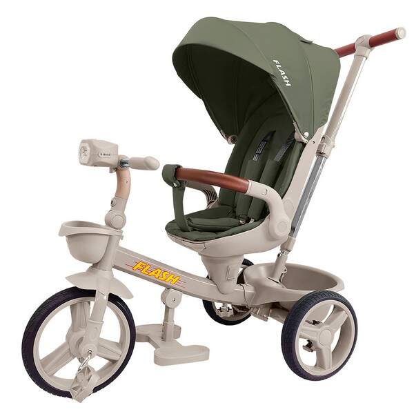 Велосипед триколісний TILLY FLASH T-3812 GREEN /1/ (шт.)