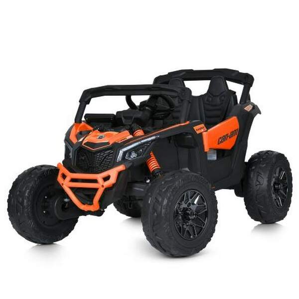 Джип M 5099EBLR-7(24V)(1шт) 2,4G(р/к),4мотори200W, 1акум24V7AH, EVA, шкіра, помаранчевий (шт.)