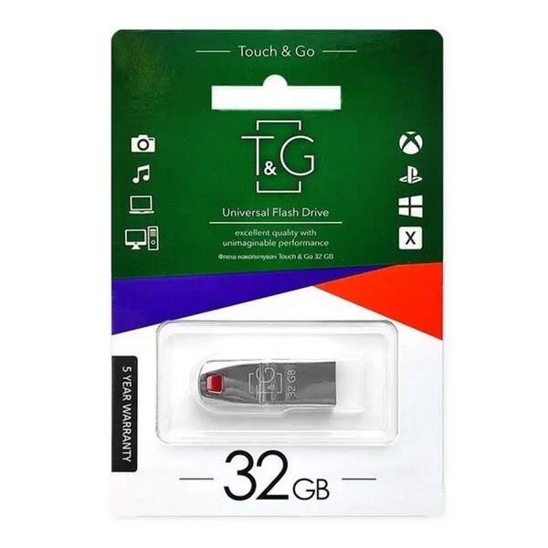 Usb флеш T&G 115  Stylish хромl   32Gb (шт.)