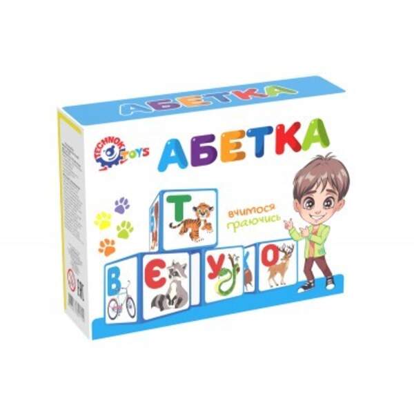 Іграшка кубики "Абетка ТехноК" (укр.), арт.0212 /47 шт (шт.)