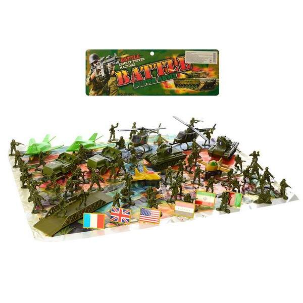 Комбат M 0273 U/R (72шт) карта, військ. техніка, солдати, пропорці 6шт, в кульку, 34-36-5см (шт.) (шт.)